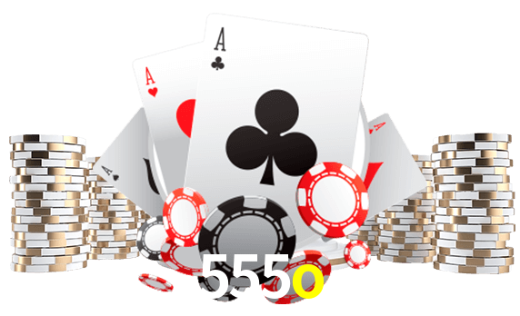 Jogue jogos de pôquer em 555o